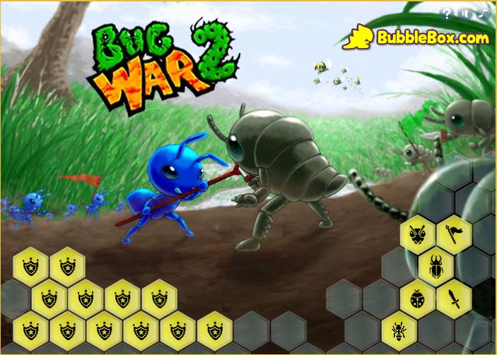 Điều phối quân chiếm địa bàn trong game Cuộc Chiến Sâu Bọ – Bug War 2