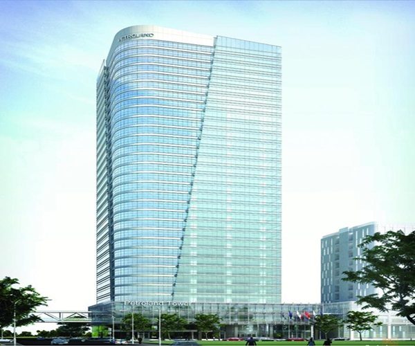 Phối cảnh khu cao ốc văn phòng Petroland Tower 