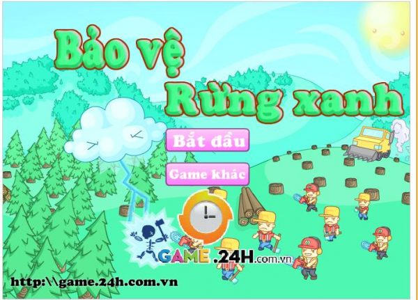 TRO CHOI BAO VE RUNG XANH 600x431 - Game bảo vệ rừng xanh