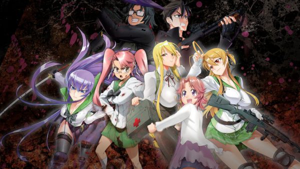 Highschool of the Dead 600x338 - Top 10 anime ecchi hay nhất quả đất