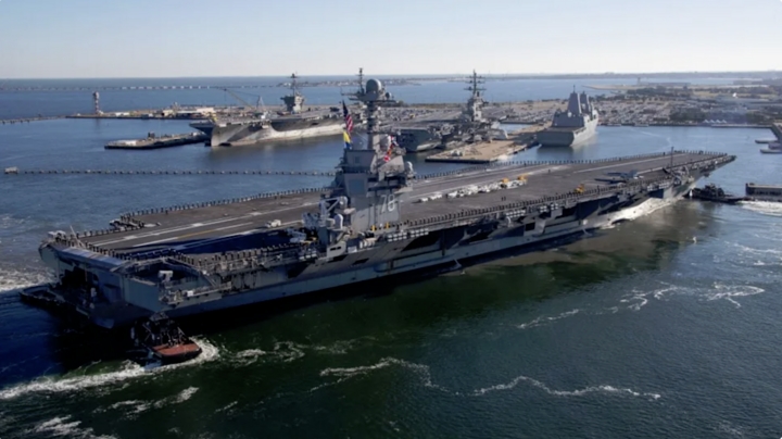 Mỹ biến siêu tàu sân bay USS Gerald R. Ford thành nhà máy điện hạt nhân nổi