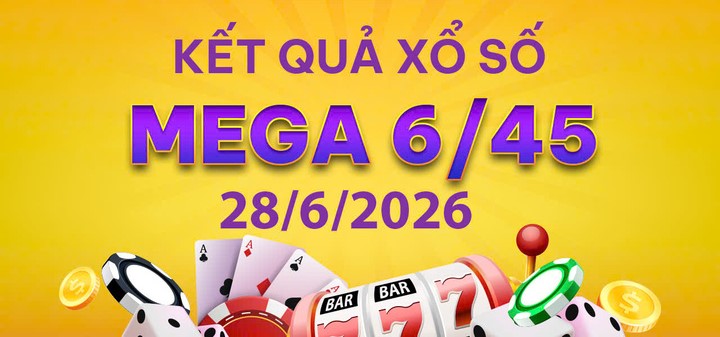 Xem trực tuyến xổ số điện toán hôm nay: Tra cứu KQXS Vietlott Mega ngày 28/6 mới nhất
